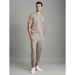 REISS BRADLEY Interlock Jersey Crew Neck T Shirt